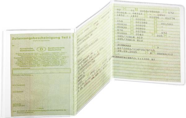 Durable pouzdro na doklady 214219 transparentní 1 ks