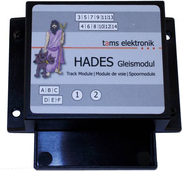 TAMS Elektronik 51-04158-01-C plášť Příslušenství  pro modul kolejnice Hades