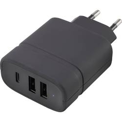 USB nabíječka VOLTCRAFT VC-8563095, nabíjecí proud 3 A, černá (matná)