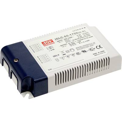 Mean Well IDLC-65-1050 napájecí zdroj pro LED, LED driver  konstantní proud 65.1 W 1050 mA 46 - 62 V/DC montáž na nehořl