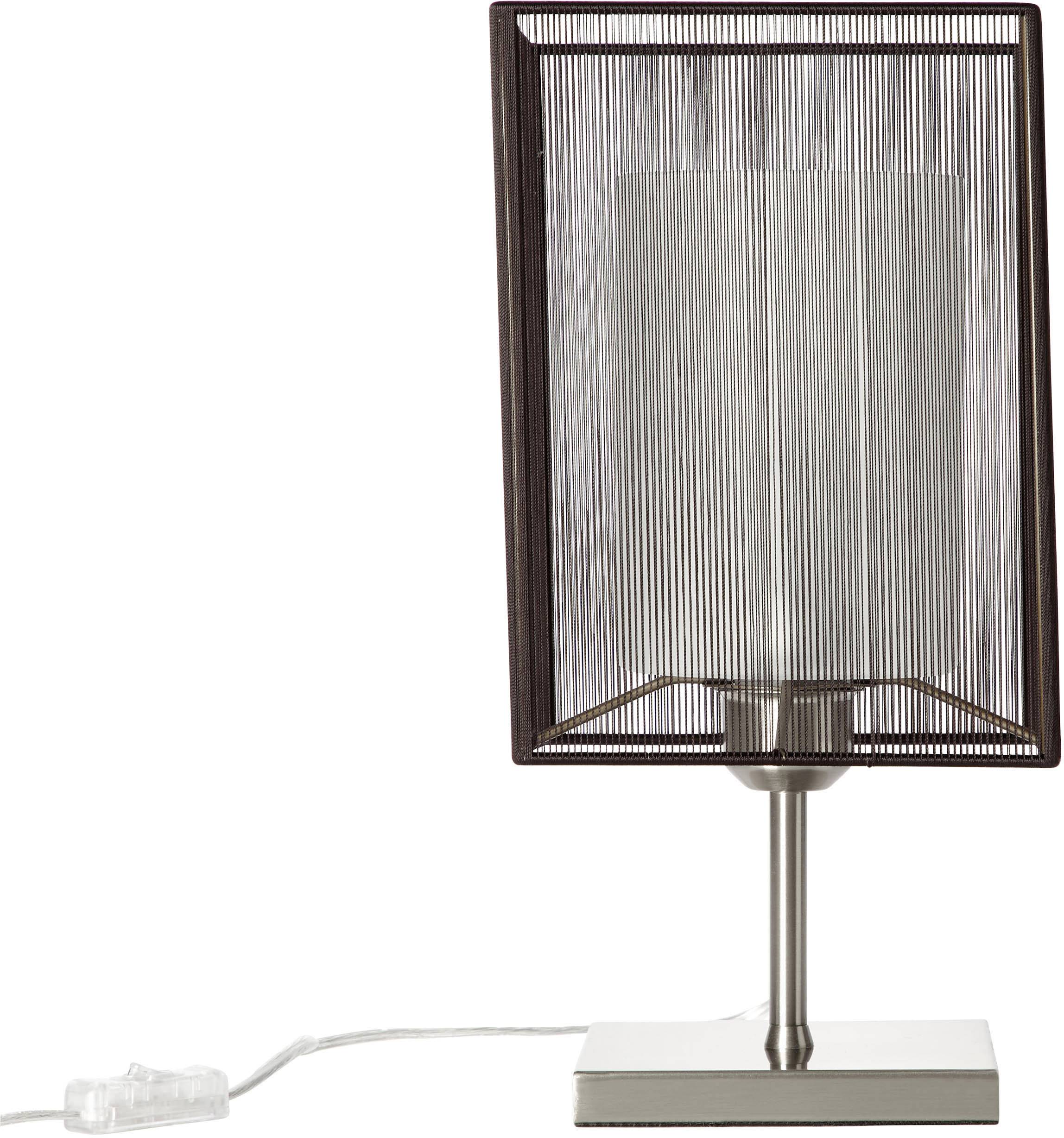 Lampicka Na Nocni Stolek Brilliant Cage 93434 61 Led E27 30 W Bronzova Niklova Conrad Cz