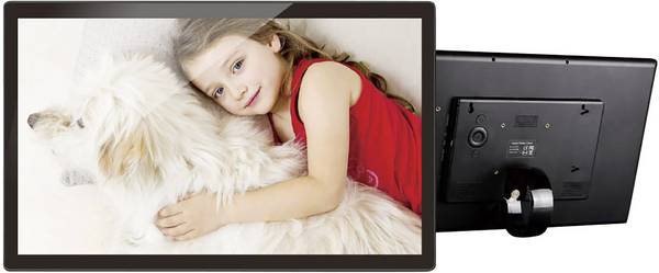 Braun Phototechnik DigiFrame 215 Business Line digitální fotorámeček 54.6 cm 21.5 palec Energetická třída (EEK2021): G (A - G) 1920 x 1080 Pixel  černá