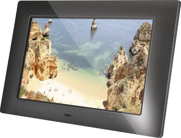 Braun Phototechnik DigiFrame 720 digitální fotorámeček 17.8 cm 7 palec Energetická třída (EEK2021): C (A - G) 1024 x 600 Pixel  černá