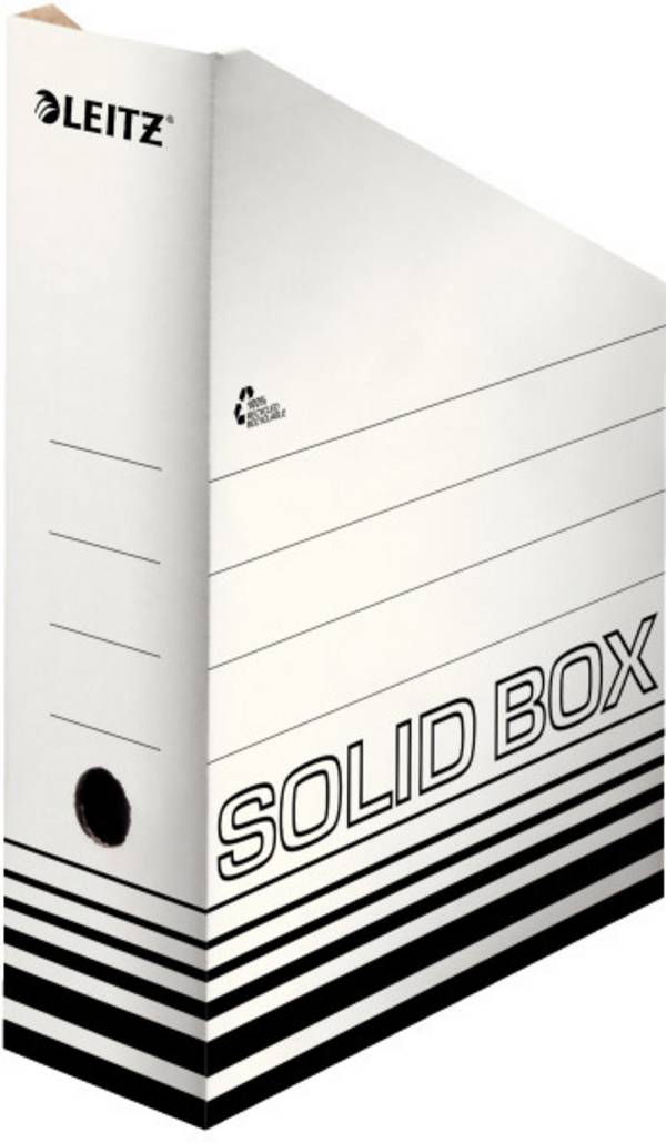 Leitz Solid 4607 4607-00-01  stojací pořadač na dokumenty DIN A4 bílá, černá karton 1 ks