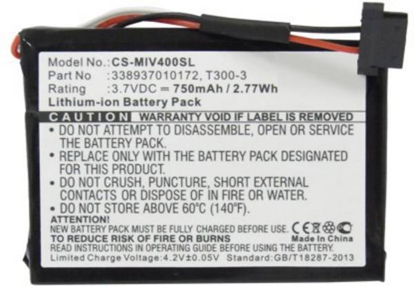 Beltrona akumulátor do navigačního zařízení Náhrada za originální akumulátor 338937010172, T300-3 3.7 V 750 mAh