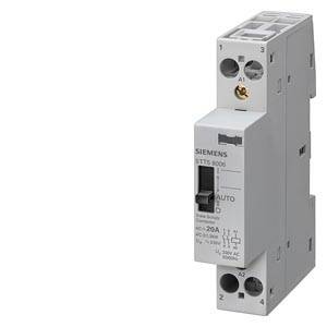 Spínač Siemens typ STT5 600S s automatickým a manuálním režimem, vhodný pro domácí elektrické okruhy.