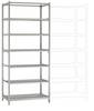 Manuflex RA2573 základní modul skladového regálu , (š x v x h) 90 x 2.25 x 60 cm, pozinkovaná