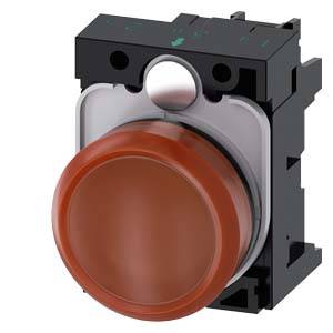Siemens 3SU1103-6AA00-1AA0 světelný hlásič s možností osvětlení 110 V/AC 1 ks Piece