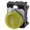 Siemens 3SU1103-6AA30-1AA0 světelný hlásič s LED elementem 110 V/AC 1 ks Piece