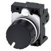 Siemens 3SU1200-2PQ10-1AA0, 3SU12002PQ101AA0 otočný potenciometr, utěsněný, 1 kΩ, 1 ks, Piece