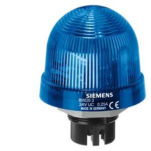 Siemens 8WD5320-0CF 8WD53200CF výstražné světlo s elektronickým modulem (Ø x v) 70 mm x 66 mm modrá 1 ks Piece