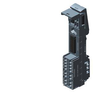 Elektronický montážní modul s několika přípojkami, znázorněný ve 3D zobrazení; slouží řídící technice v automatizačních systémech.
