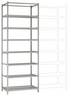 Manuflex RA2575 základní modul skladového regálu , (š x v x h) 90 x 2.6 x 60 cm, pozinkovaná