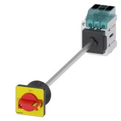 Odpínač Siemens 3LD33401TK13, 40 A, 690 V/AC 1 spínací kontakt, 1 rozpínací kontakt červená, žlutá 3pólový 16 mm²