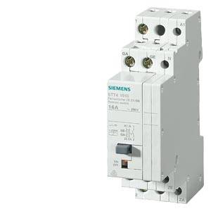 Třífázový jistič Siemens s technickými specifikacemi, zobrazující připojení a spínač na bílém pozadí.