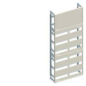 Vertikální regálový systém se čtyřmi velkými policemi, vhodný pro skladování v průmyslovém nebo komerčním prostředí.