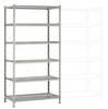 Manuflex RA3291.7035 základní modul skladového regálu , (š x v x h) 90 x 1.9 x 60 cm, šedobílá (RAL 7035)