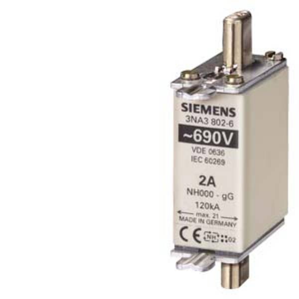 Siemens 3NA38106 sada pojistek s mechanickým ukazatelem zajištění Vhodné pro (pojistky) velikost pojistky 000 - 4 Velikost pojistky = 0  25 A  690 V 3 ks