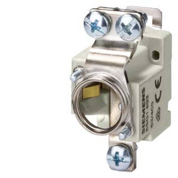 Siemens 5SG1812 pojistková patice neozed  Vhodné pro (pojistky) velikost pojistky 000 - 4 Velikost pojistky = D03 1pólový 100 A  400 V