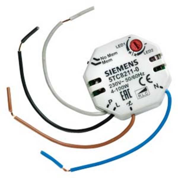 Siemens 5TC82110 stmívač pod omítku Vhodné pro svítidlo: LED žárovka bílá