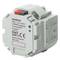 'Siemens KNX aktor pro žaluzie a rolety, model 5WG1 520-2AB13, vyrobeno v Rumunsku. Certifikace: EIB, KNX, CE.'