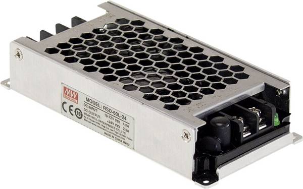 MEAN WELL RSD-60L-5 DC/DC měnič napětí 24 V/DC, 36 V/DC, 48 V/DC, 72 V/DC - 5 V/DC/12 A 60 W