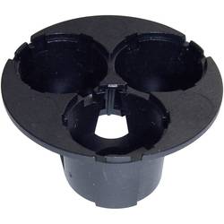 Držák pro optiku, 3 LED, 20 mm, černá