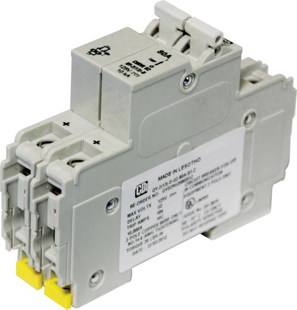 CBI Electric QYD28U2080B0Z elektrický jistič  Vhodné pro (pojistky) solární pojistka   80 A  80 V/DC 1 ks