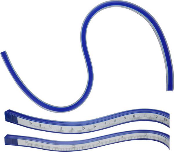Donau Elektronik MLK30  křivítko plast, ocel modrá 30 cm