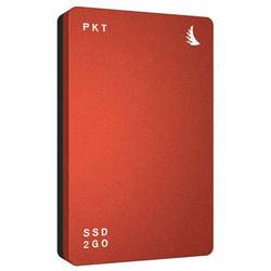 Externí SSD HDD 6,35 cm (2,5") Angelbird SSD2GO PKT, 2 TB, USB-C™ USB 3.1, červená