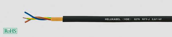 HELU 32059 uzemňovací kabel NYY-J 5 G 1.5 mm² černá 100 m