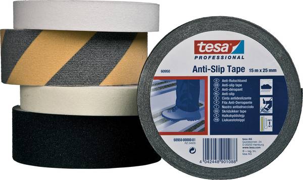 tesa  60952-00000-00 protiskluzová páska tesa® Professional transparentní (d x š) 15 m x 25 mm 1 ks