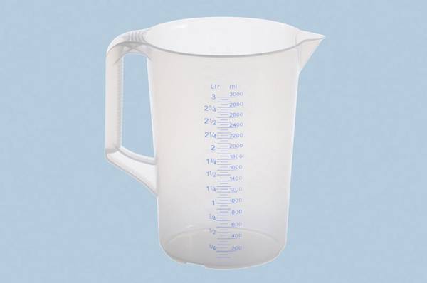 Hünersdorff 938000 odměrka 3000 ml plast