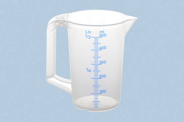 Hünersdorff 935000 odměrka 500 ml polypropylen (PP)