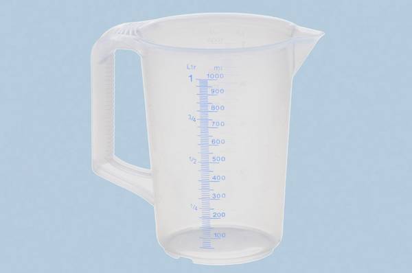 Hünersdorff 936000 odměrka 1000 ml polypropylen (PP)