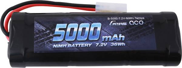 Gens ace B-5000-7.2V-NiMH-Tamiya akupack NiMH (modelářství), 7.2 V, 5000 mAh, články 6, 1 C, Stick, Tamiya