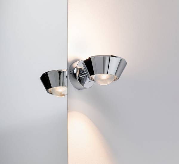 Paulmann Sabik 70947 LED koupelnové světlo na stěnu   9 W teplá bílá chrom (lesklý)