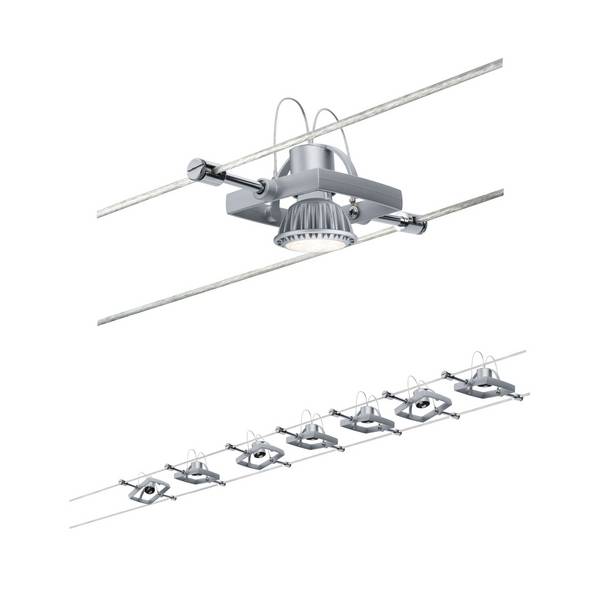 Paulmann MacII 94152 kompletní lankový systém GU5.3 70 W LED  chrom (matný)