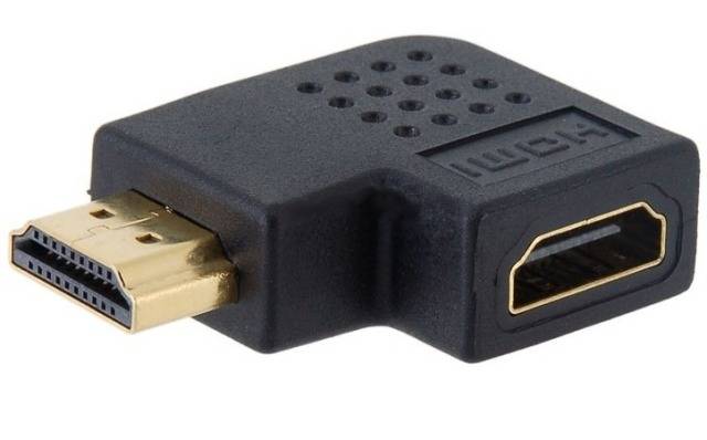 TECHly IADAP-HDMI-270 HDMI adaptér [1x HDMI zástrčka - 1x HDMI zásuvka] černá