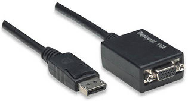 TECHly IADAP-DSP-250 DisplayPort / VGA adaptér [1x zástrčka DisplayPort - 1x VGA zásuvka] černá 0 mm-12