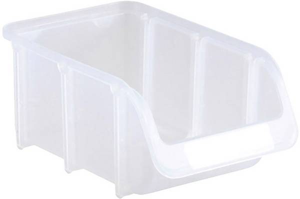 Hünersdorff 672700 skladový box , vhodné pro potraviny, (š x v x h) 165 x 100 x 75 mm, transparentní, 1 ks