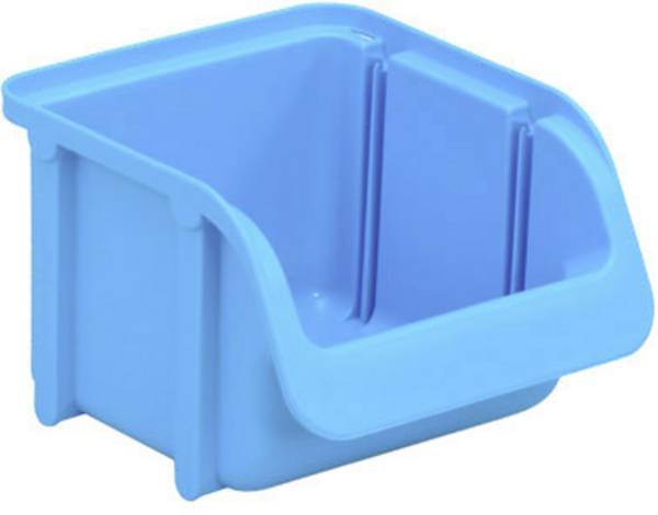 Hünersdorff 671300 skladový box , vhodné pro potraviny, (d x š x v) 115 x 115 x 100 mm, modrá, 1 ks