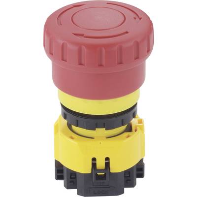 Idec XW1E-BV413R, XW1E-BV413R nouzový vypínač, 250 V/AC, 3 rozpínací kontakty, 1 spínací kontakt, 1 ks
