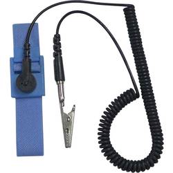 ESD náramok TRU COMPONENTS 178756, svetlomodrá, čierna