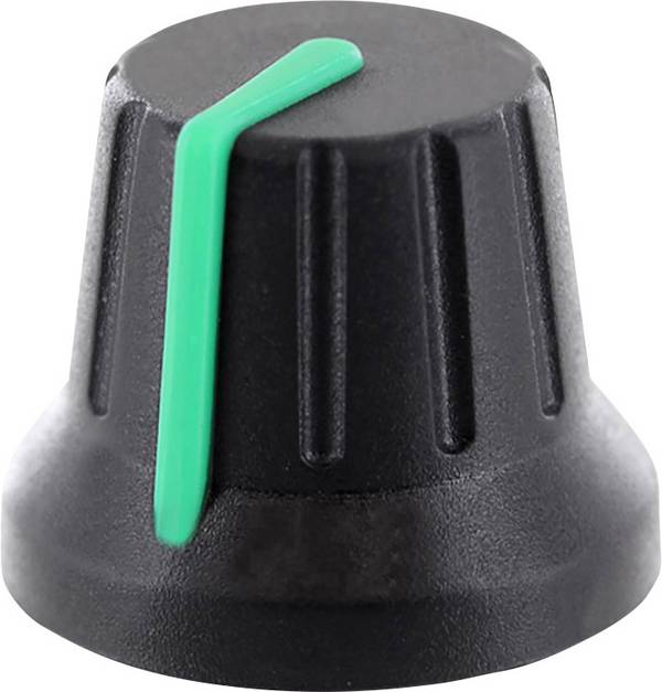 TRU COMPONENTS  RK49009RT    otočný knoflík  s označením  černá  (Ø x v) 18.8 mm x 15.24 mm  1 ks
