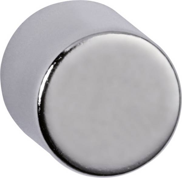 Maul neodymový magnet  (Ø x v) 10 mm x 10 mm cylindr  stříbrná 4 ks 6166896