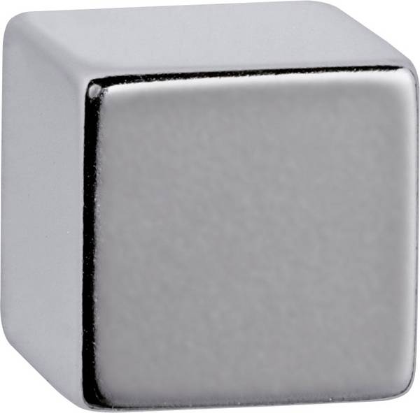 Maul neodymový magnet JAKOB MAUL - MAUL 6169396, Tafelmagnet, Nickel, Nickel, 15 mm, 15 mm, 15 mm (š x v x h) 15 x 15 x 15 mm krychle stříbrná 1 ks 6169396