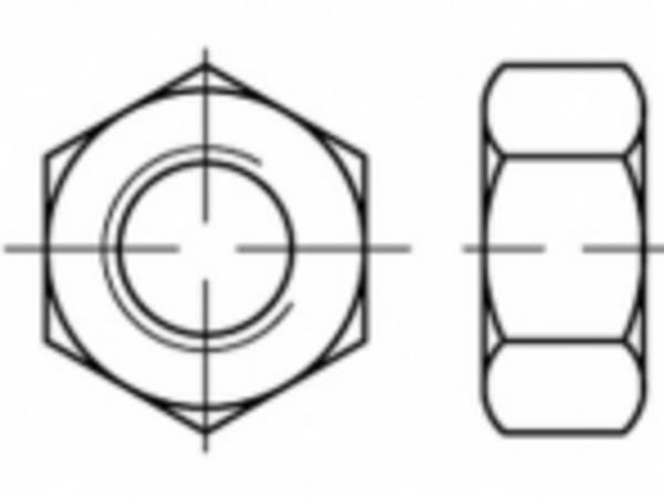 TOOLCRAFT  TO-5416566 šestihranné matice M12      ocel galvanizováno zinkem 100 ks