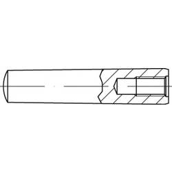Kuželový kolík TOOLCRAFT N/A, ISO 8736, 10 ks