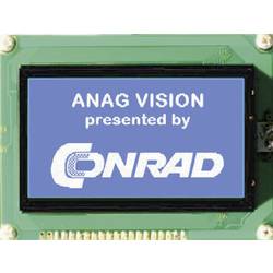 Grafický displej Anag Vision, AV241282BNBW-WTV, 14,3 mm, Anag V